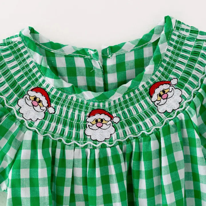 Santa Claus Smocked Bubble